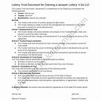 trust for lottery winnings